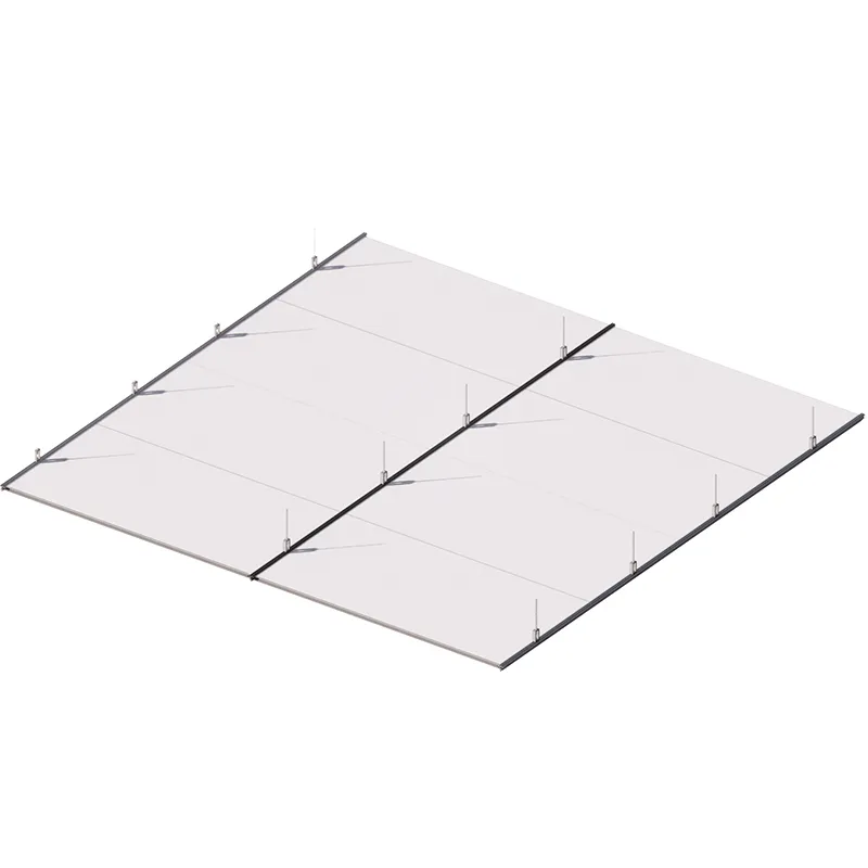 Cleanroom concealed bar ceiling system